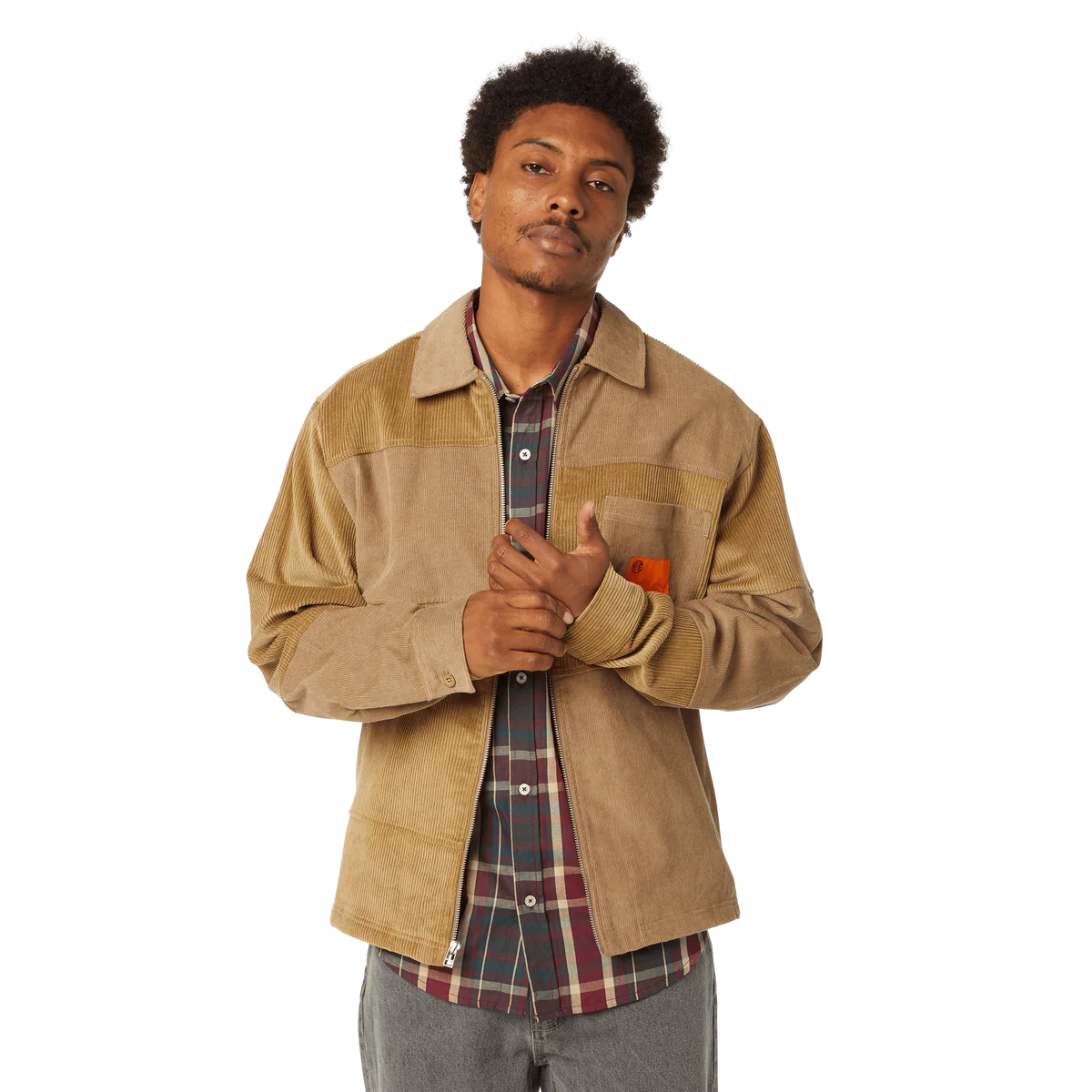 HUF union corduroy shacket