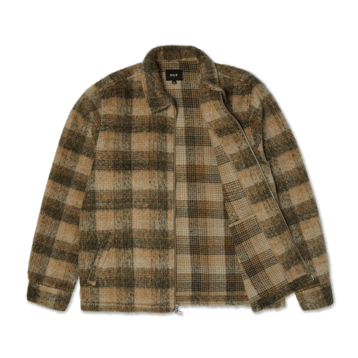 HUF megablast plaid jacket