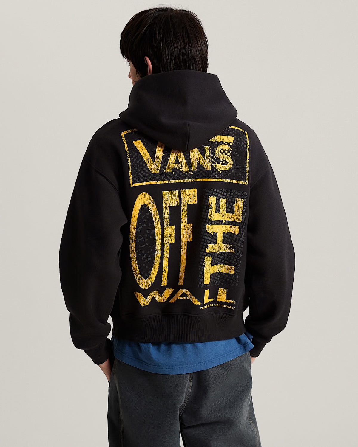Vans cut and paste pullover black