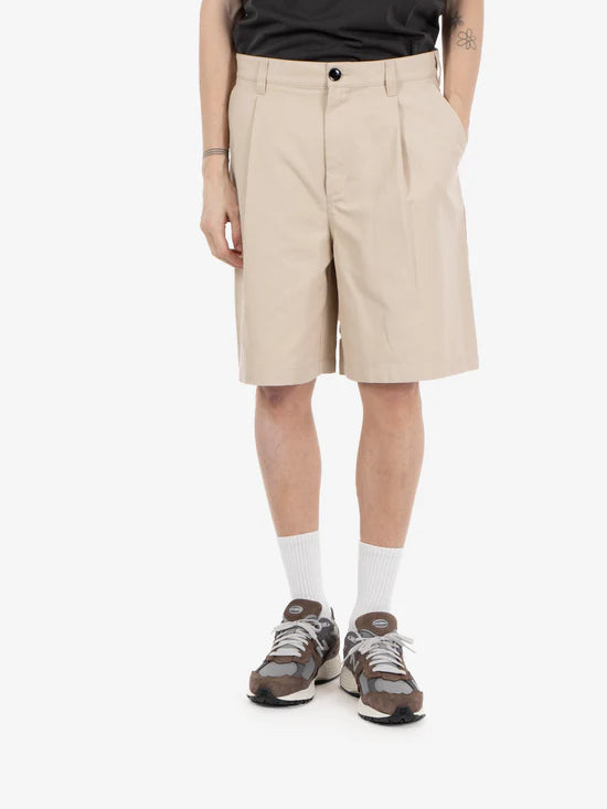obey dean pleated short cement