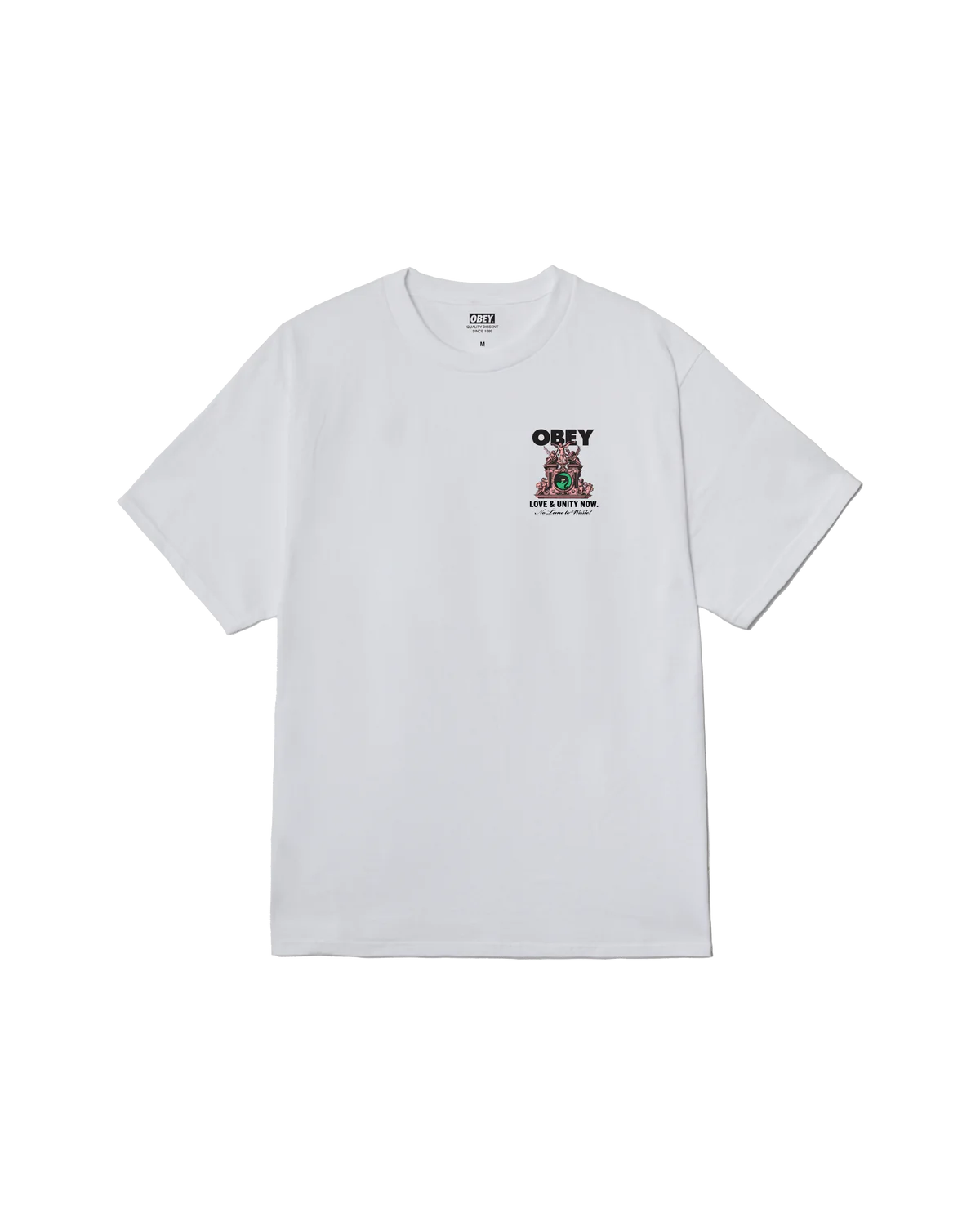OBEY LOVE & UNITY NOW T-SHIRT WHITE