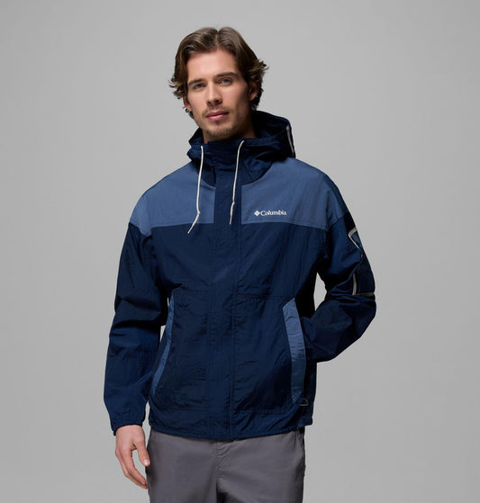 Columbia challenger windbreaker II blue