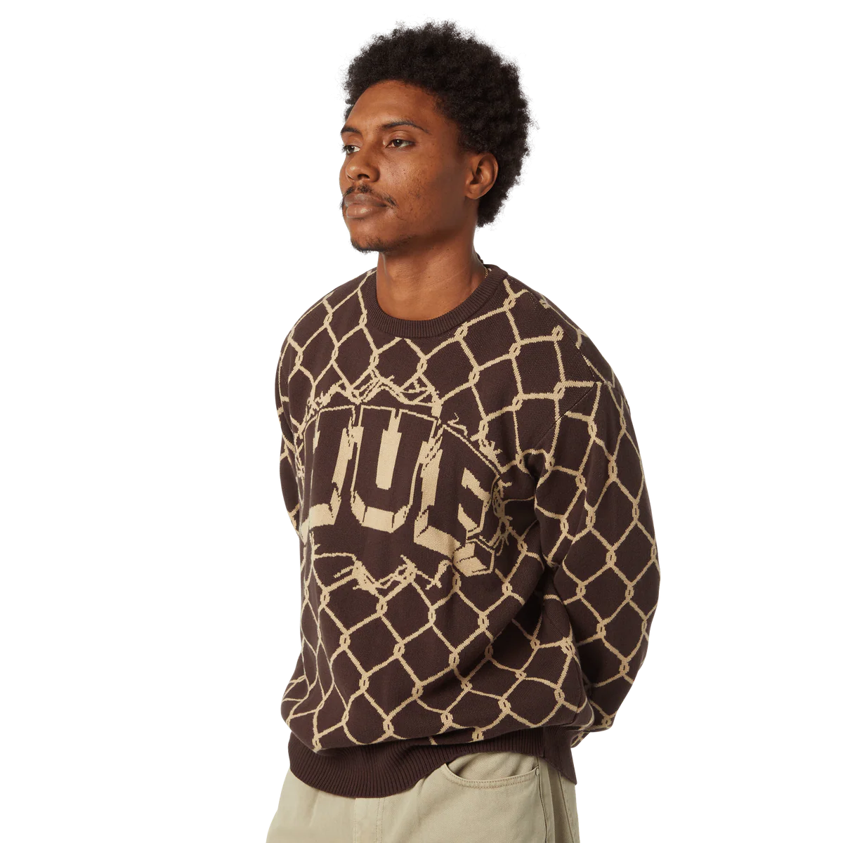 HUF BREAKTHROUGH CREWNECK SWEATER