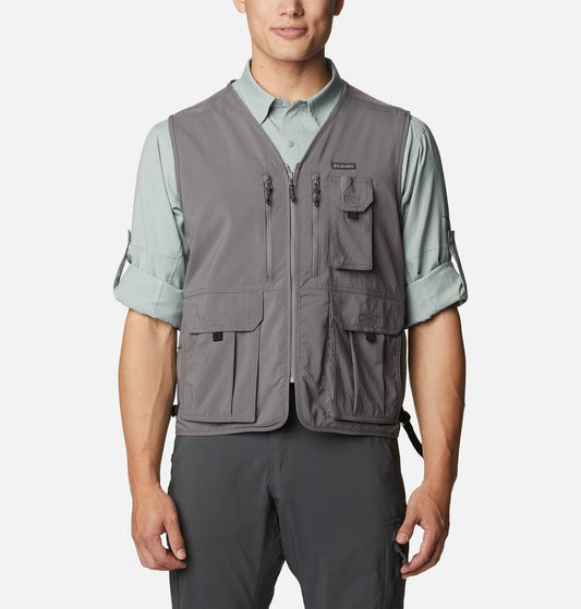 Columbia silver ridge utility vest grey