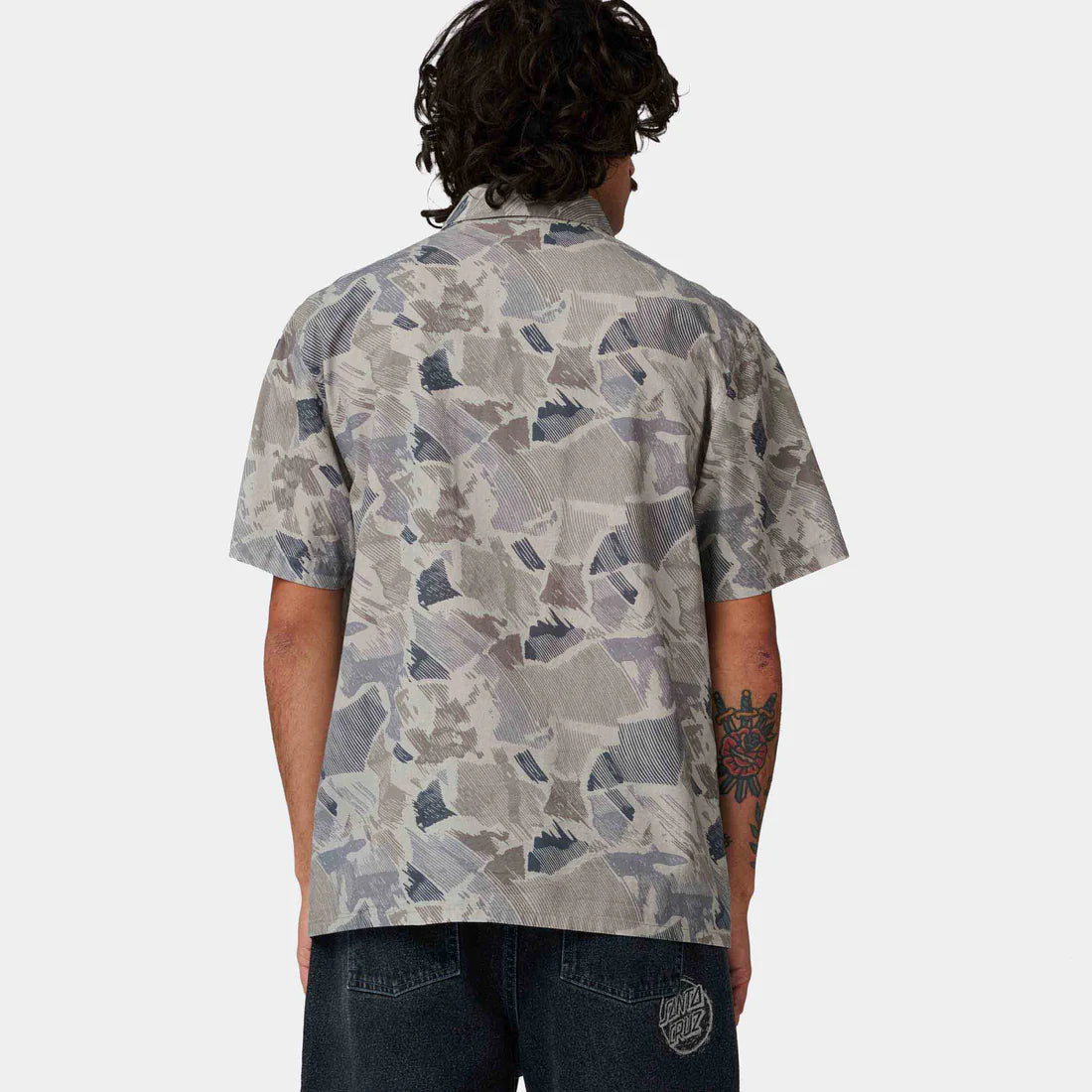 Santa Cruz Nico ss shirt woodcut camo