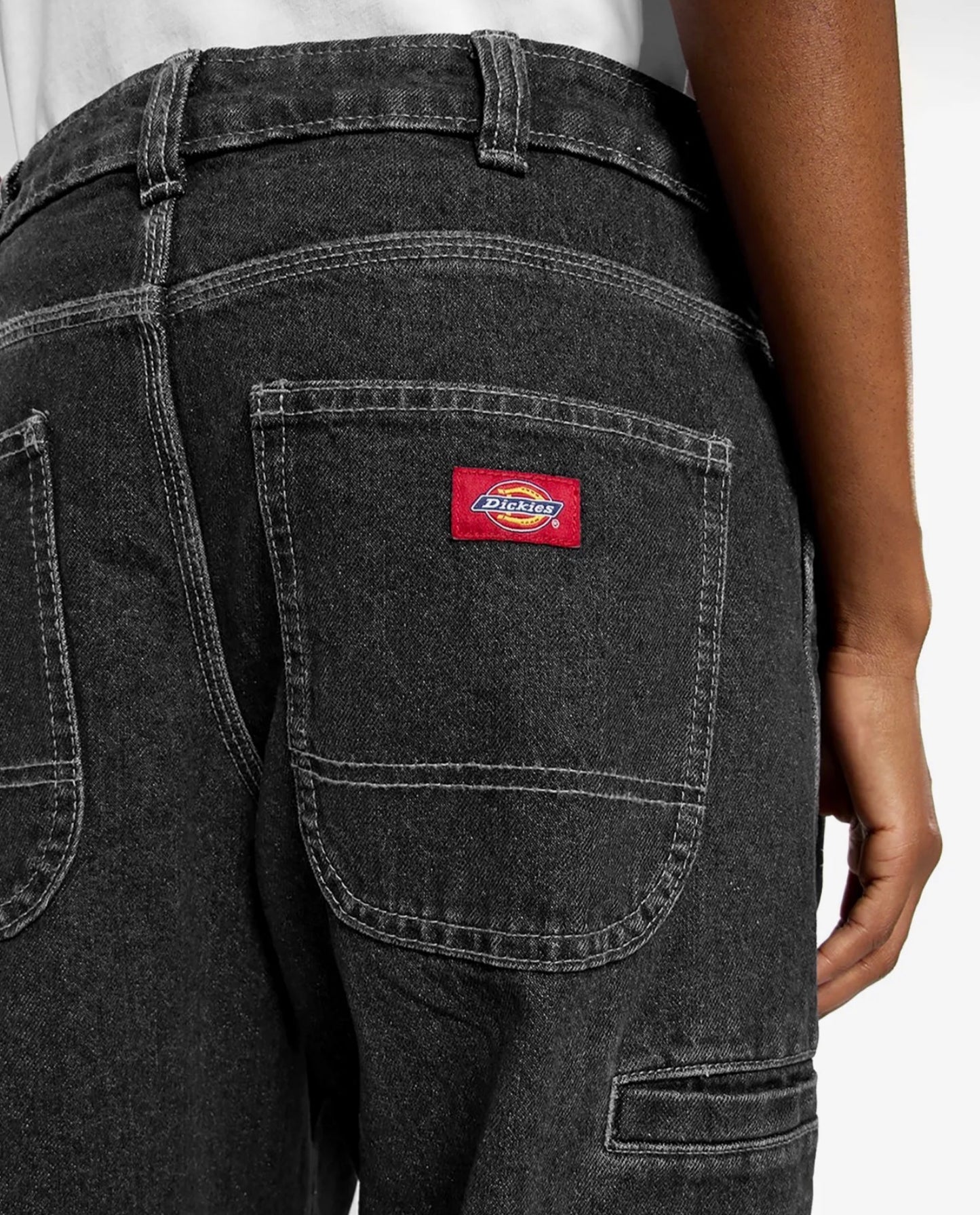 Dickies 958 baggy tapered work jeans black
