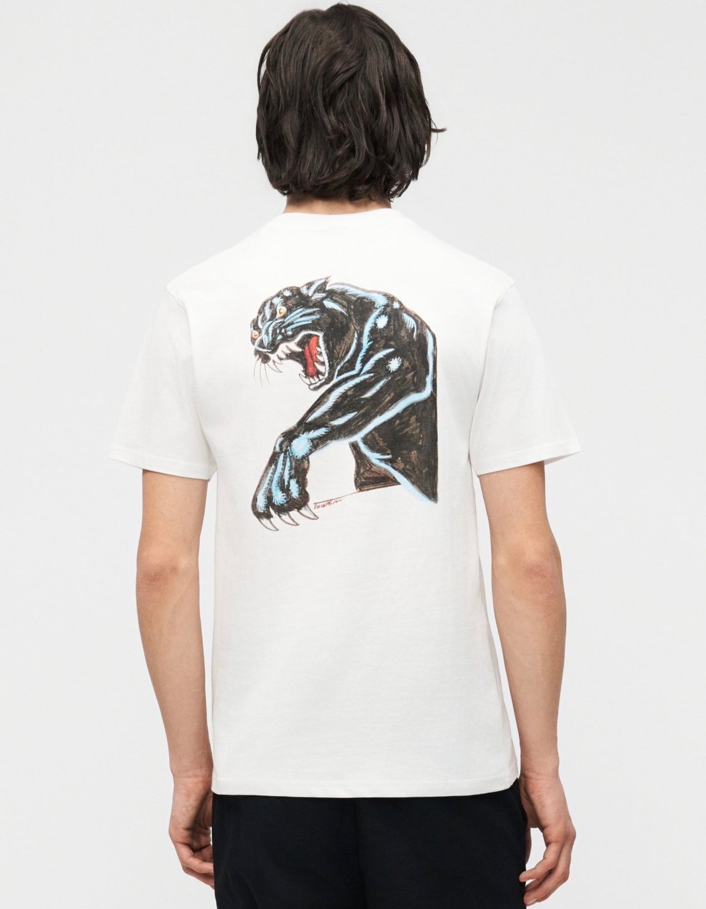 Santa Cruz sketch Panther t-shirt white