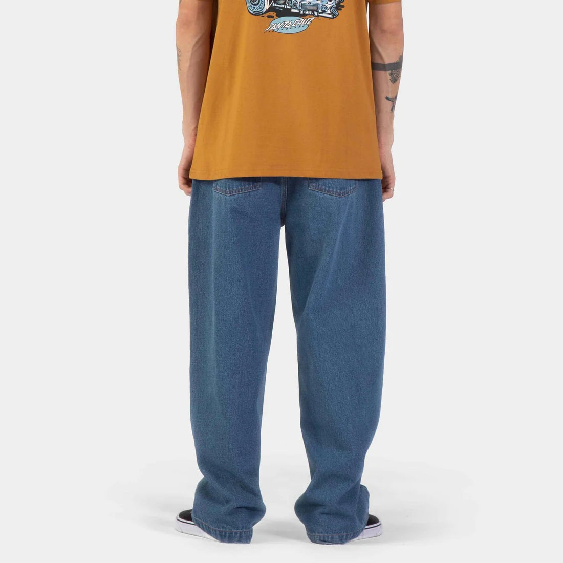Santa Cruz big streight leg pant classic blue
