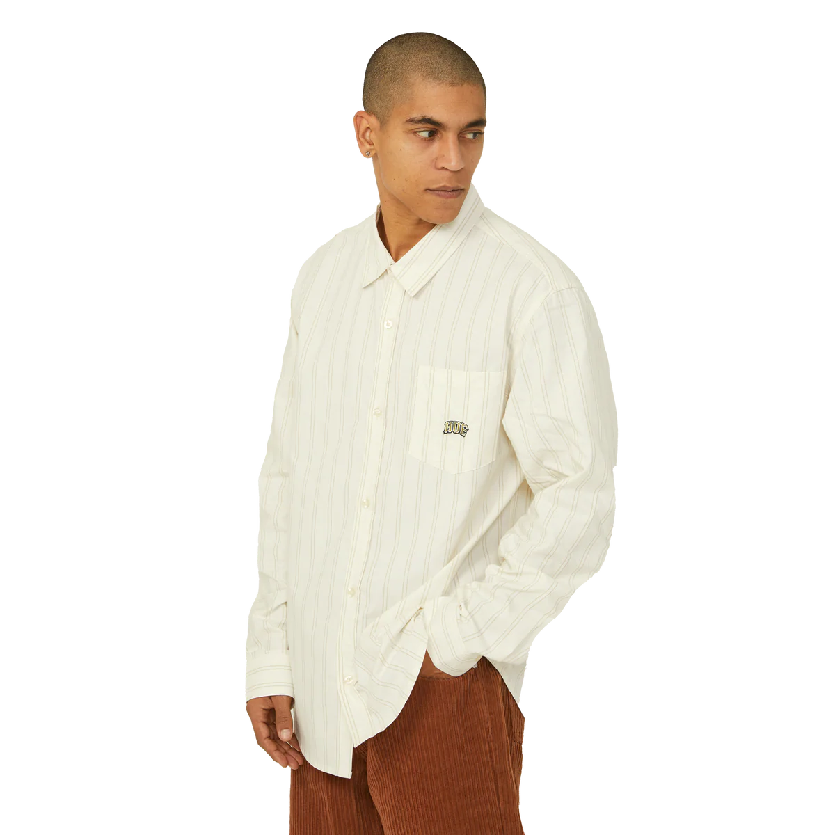 HUF Classic arch Oxford shirt bleach
