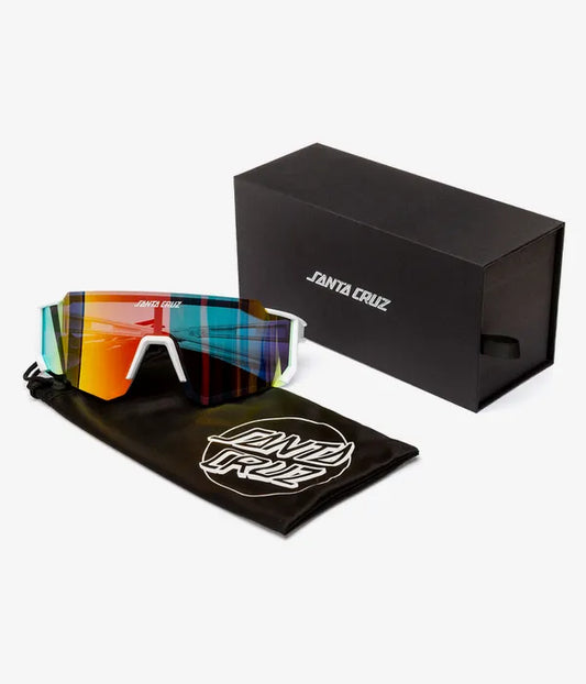 Santa Cruz strip racer sunglasses orange white