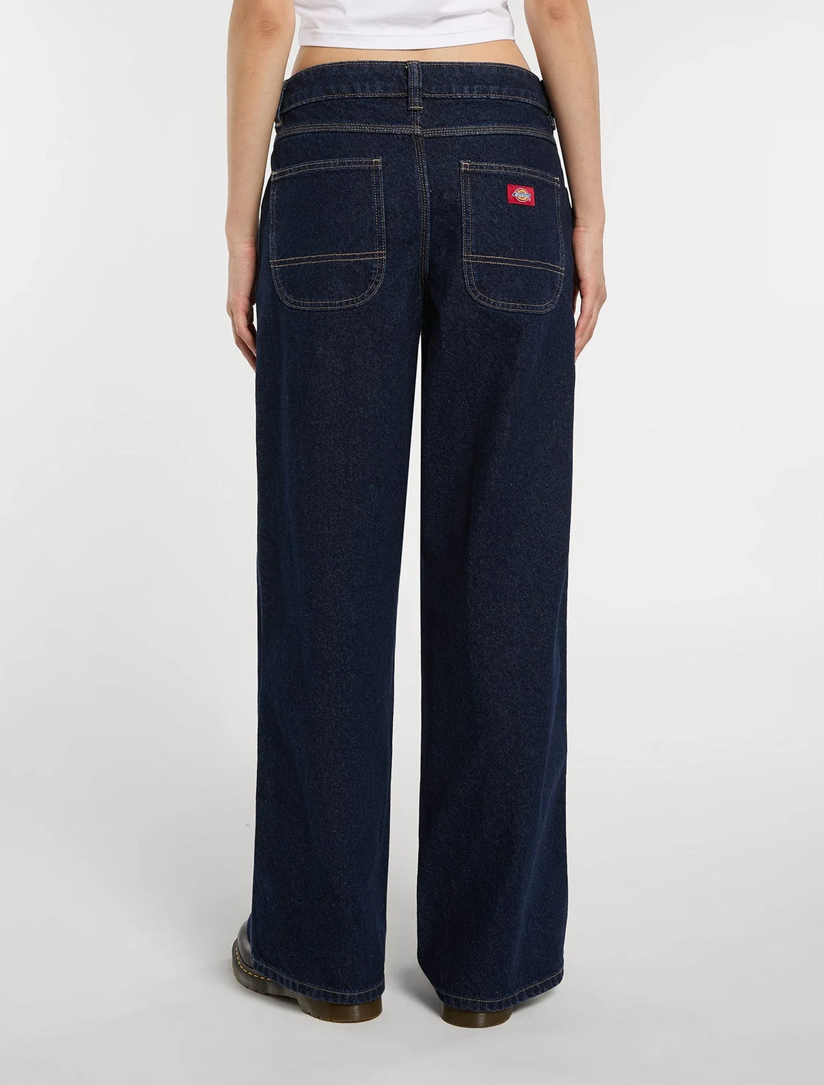 Dickies Leesburg mid waist relaxed straight jeans
