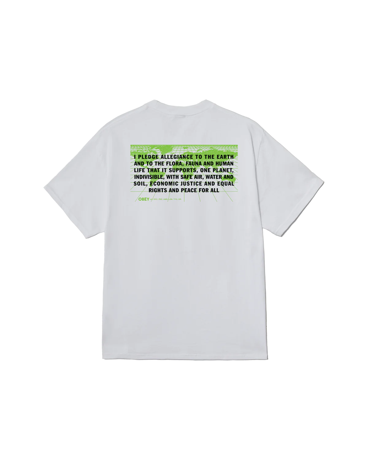 Obey pledge allegiance t-shirt