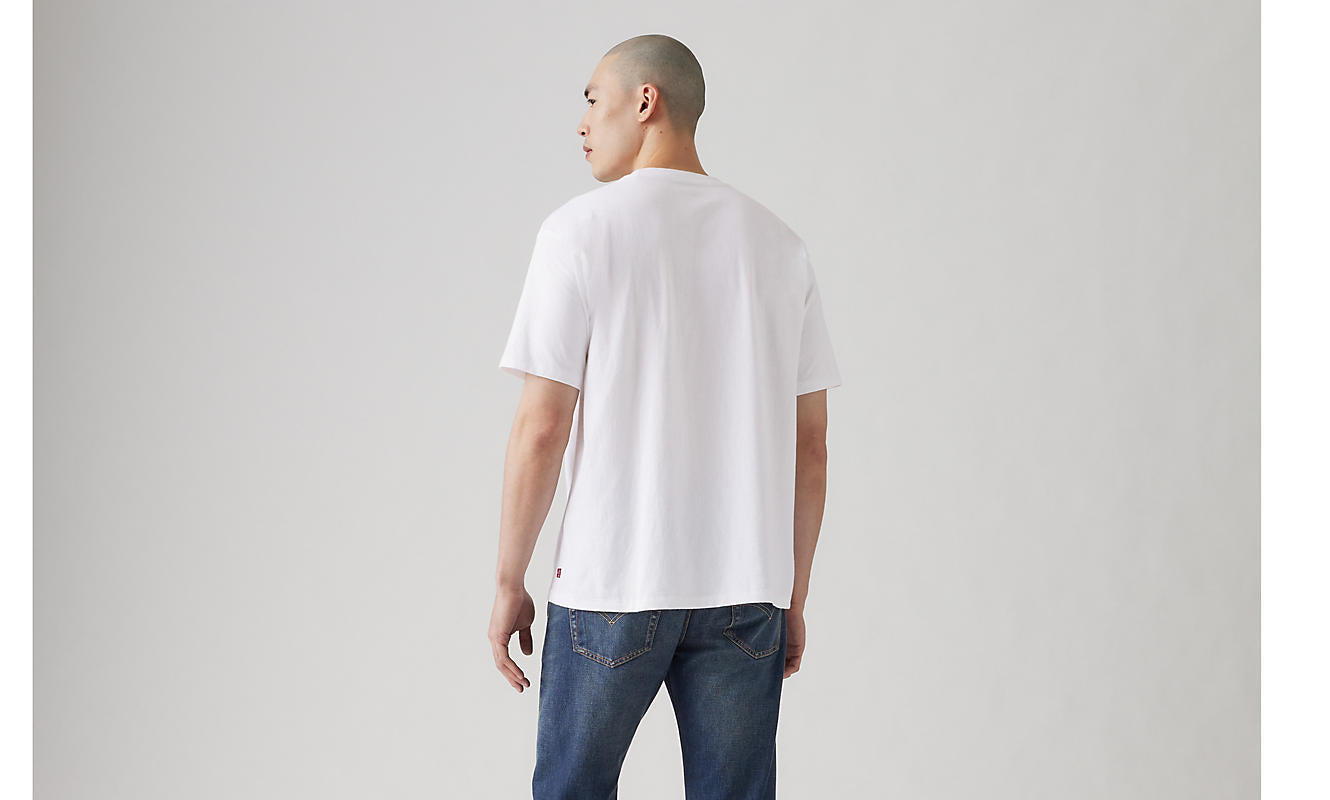 Levi’s red tad vintage tee white jersey