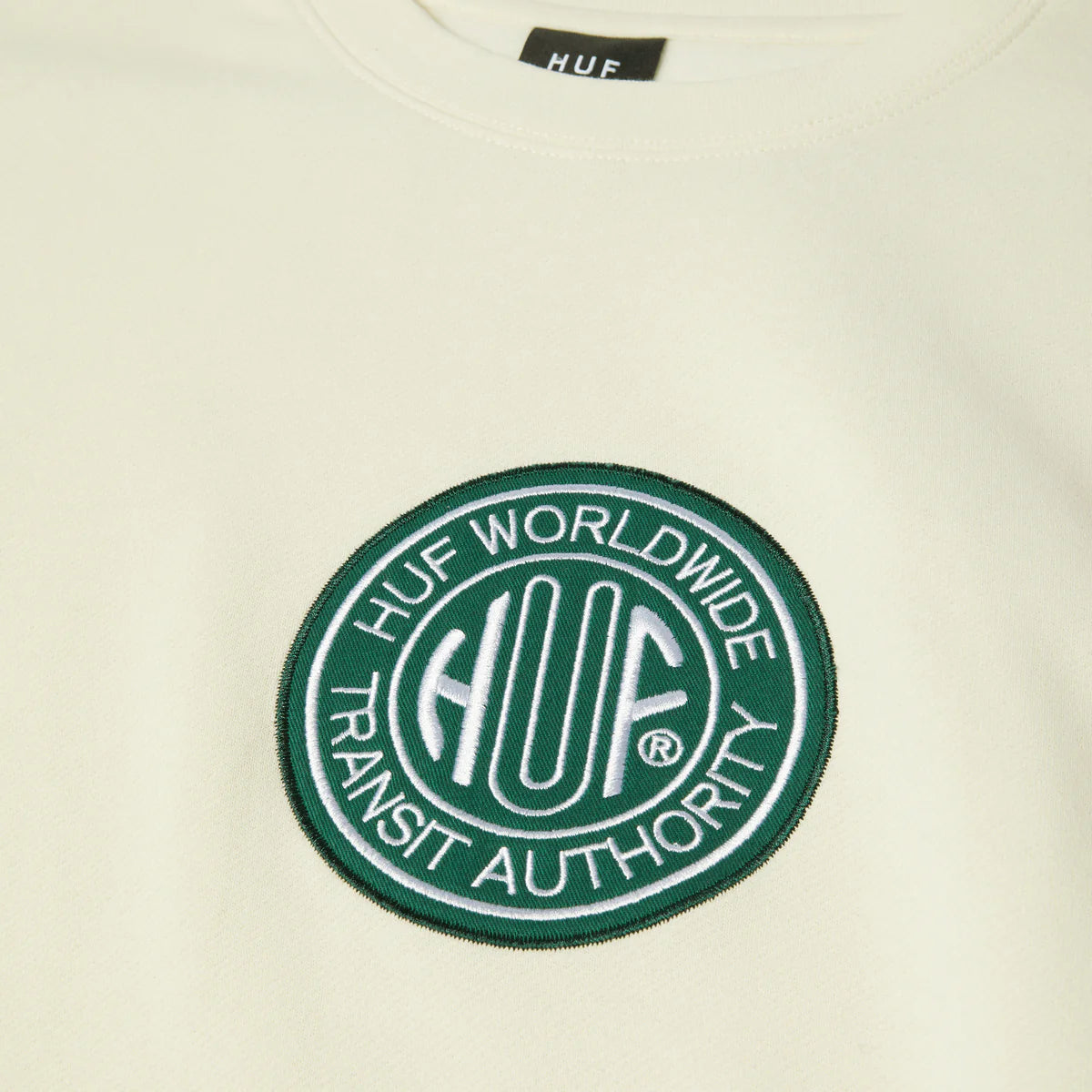 HUF TRANSIT AUTHORITY CREWNECK SWEATSHIRT