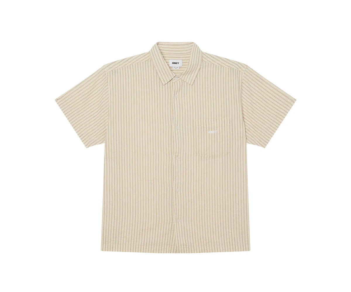 OBEY alan woven unbleached shirt