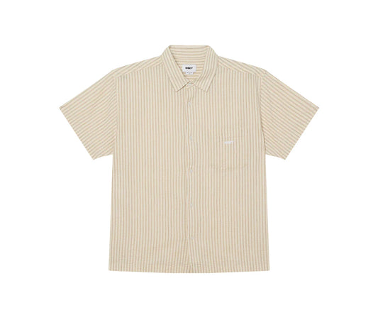 OBEY alan woven unbleached shirt