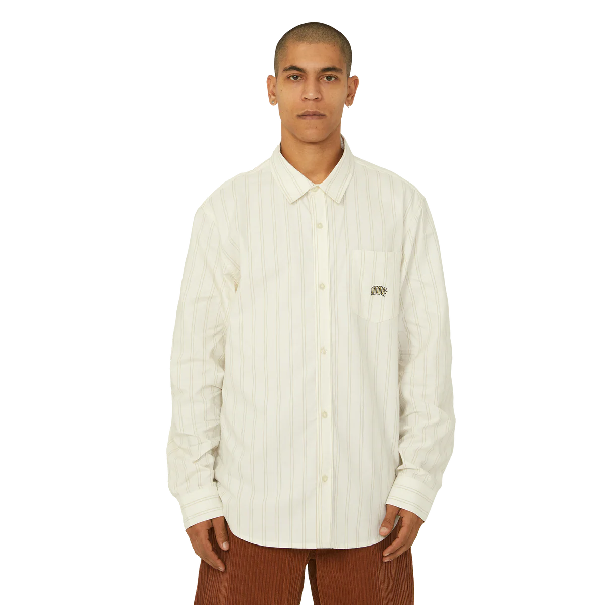 HUF Classic arch Oxford shirt bleach