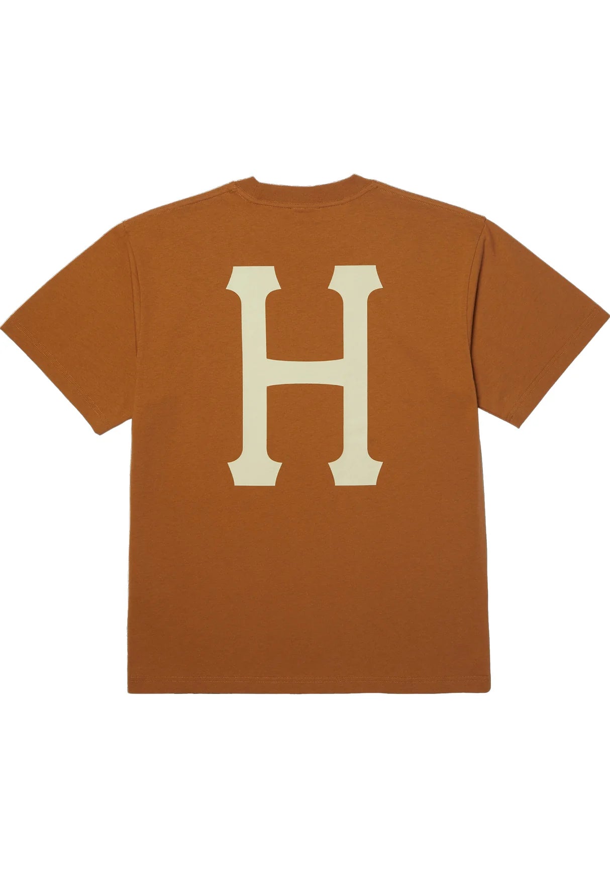 HUF Classic H tee brown