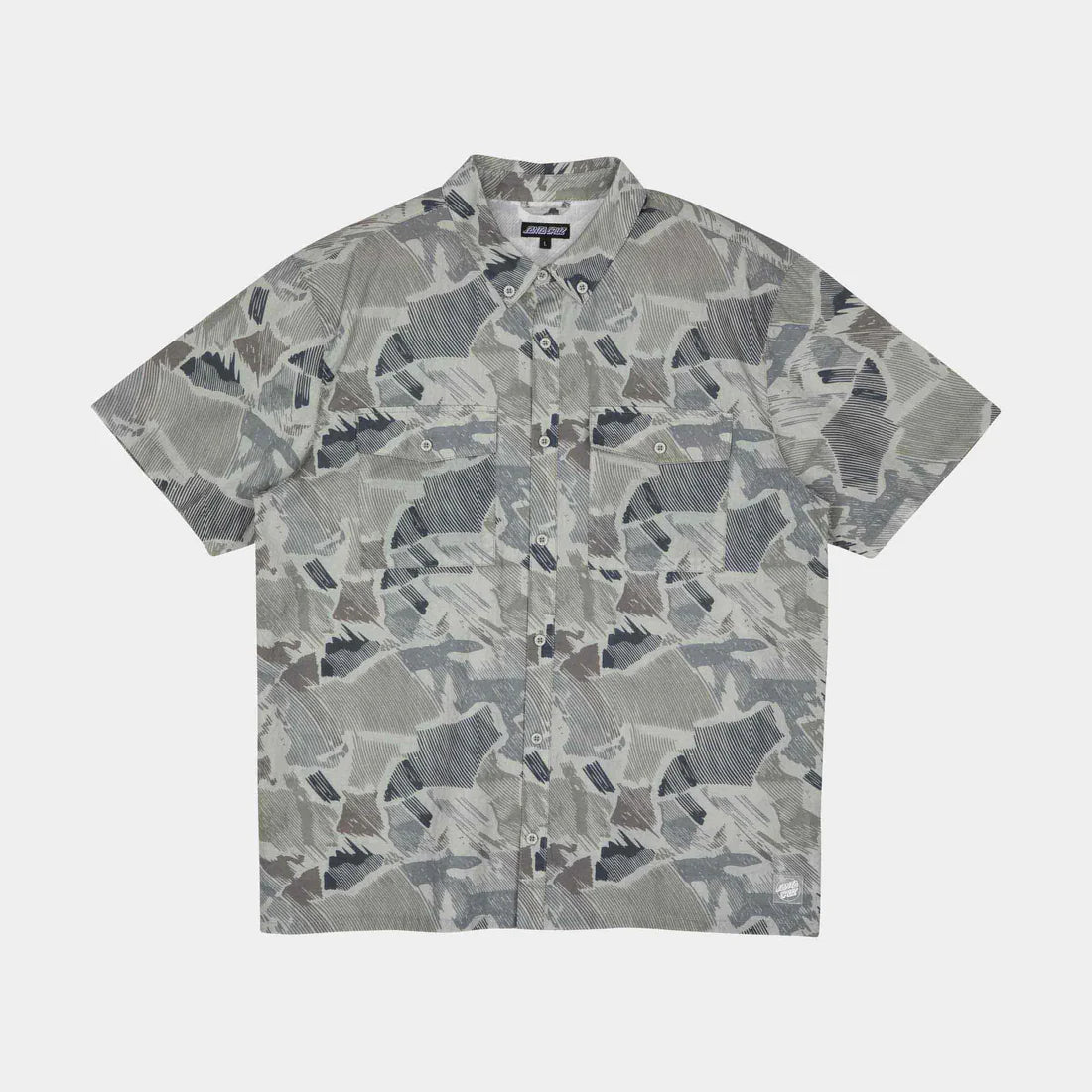 Santa Cruz Nico ss shirt woodcut camo