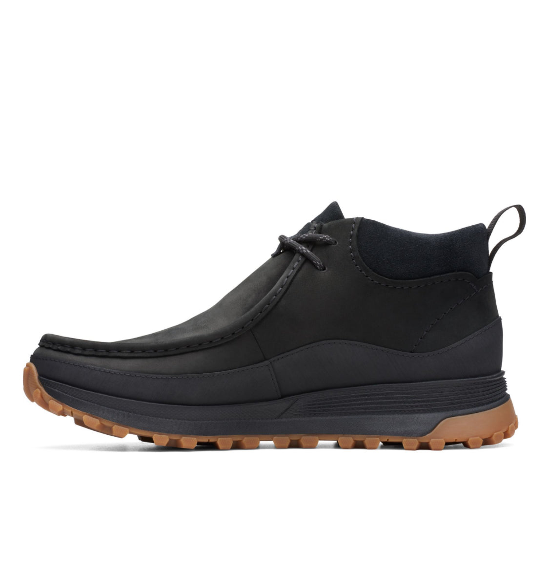 CLARKS WALLABEE GORETEX BLACK