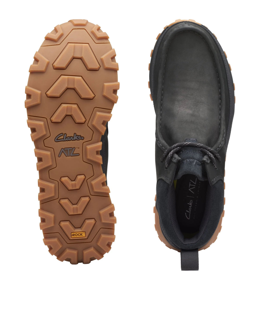 CLARKS WALLABEE GORETEX BLACK