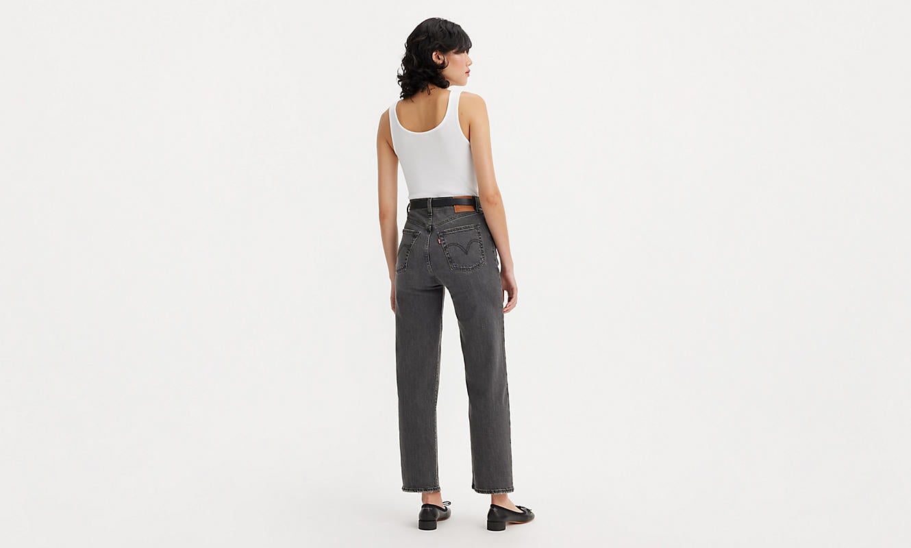 Levi’s ribcage ankle grey