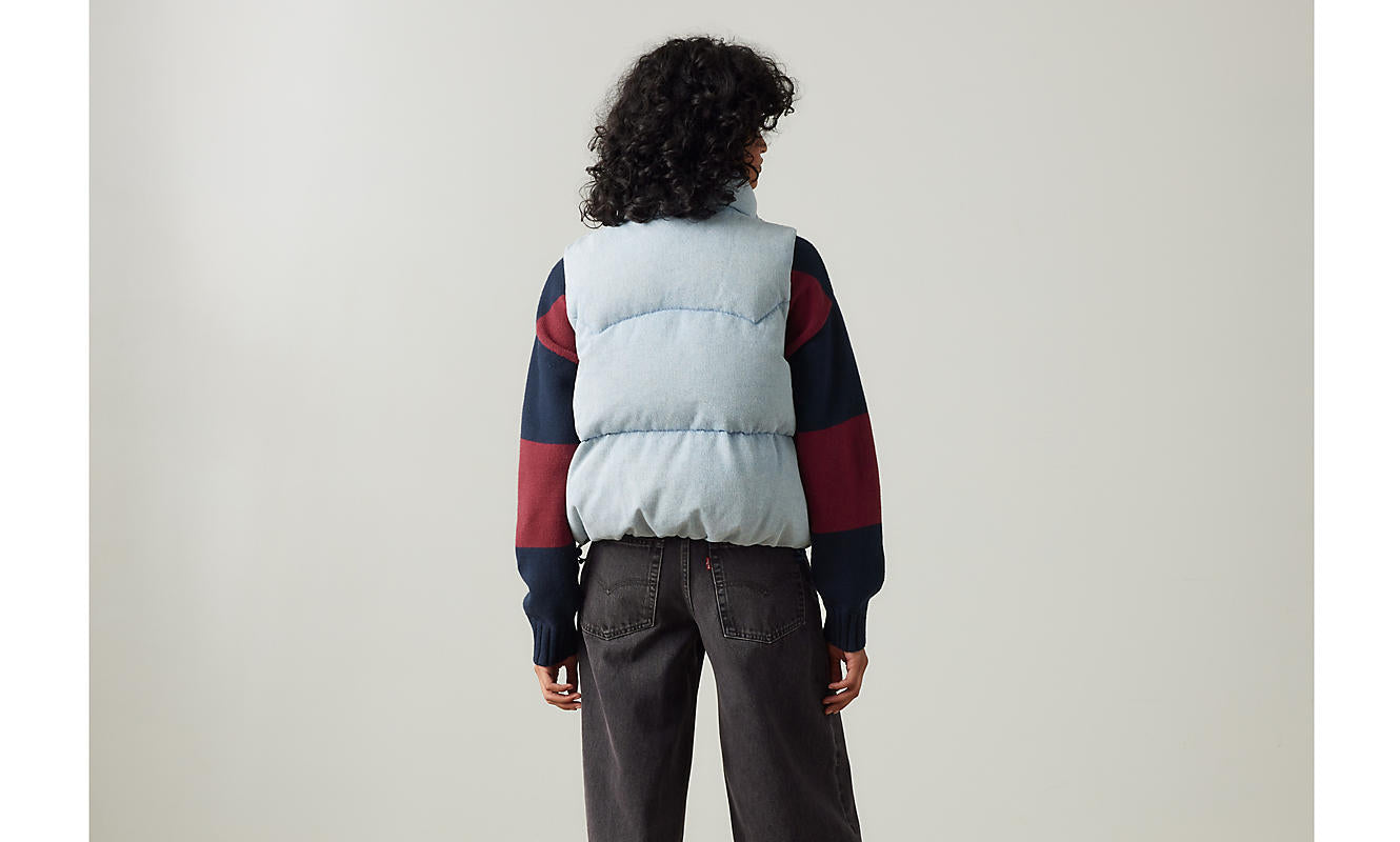 Levi’s western bubble vest