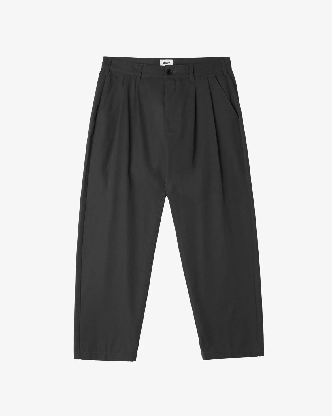 OBEY PLEATED PANT BLACK