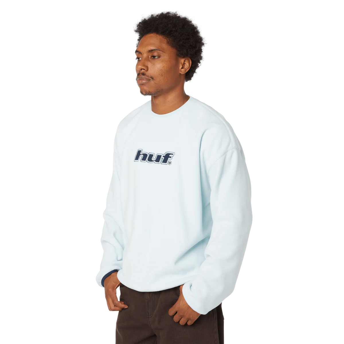 HUF h dot polar fleece crewneck swearshit