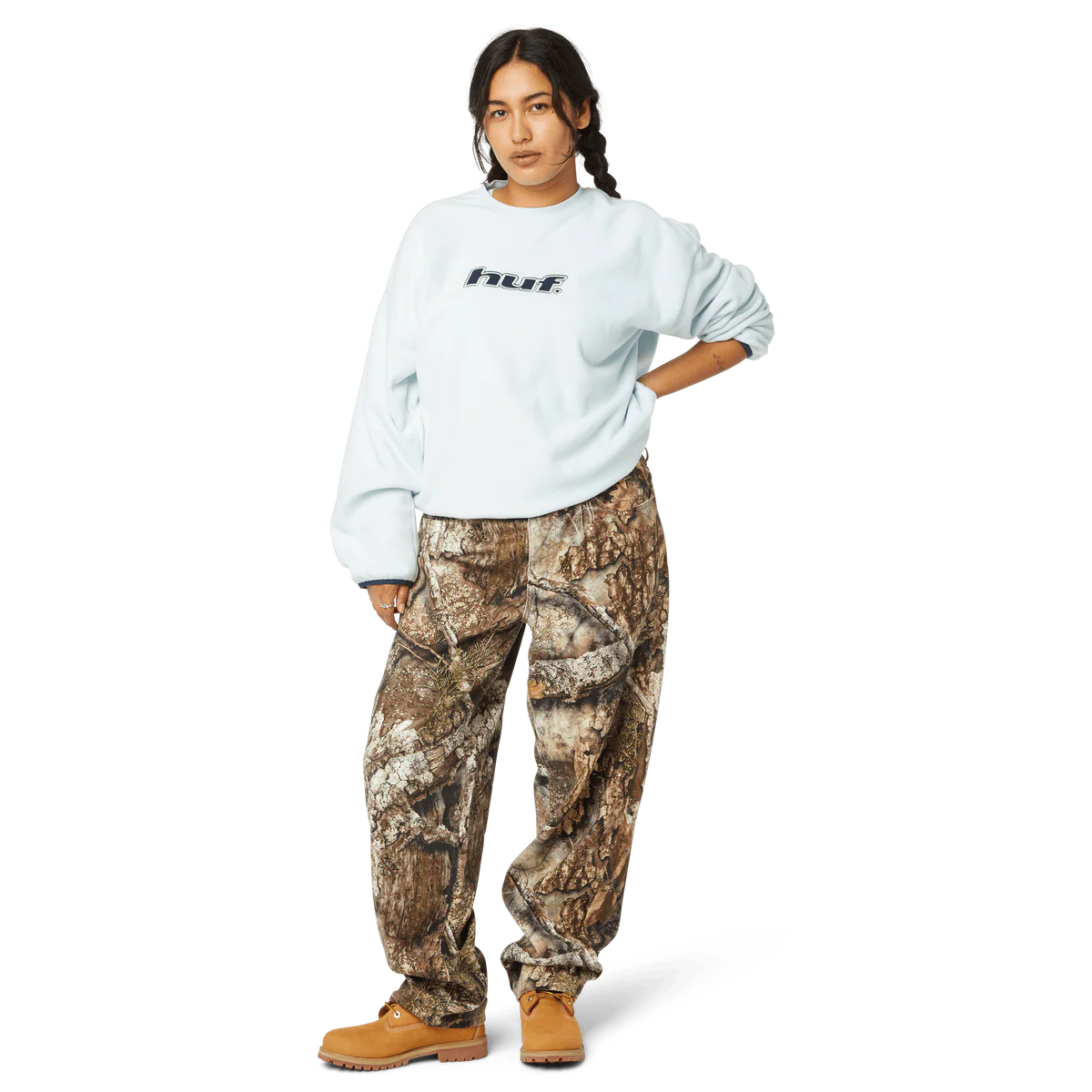 HUF h dot polar fleece crewneck swearshit