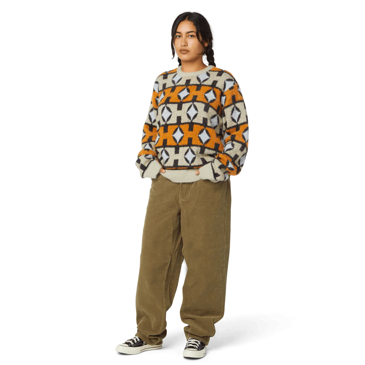 HUF space age crewneck sweater