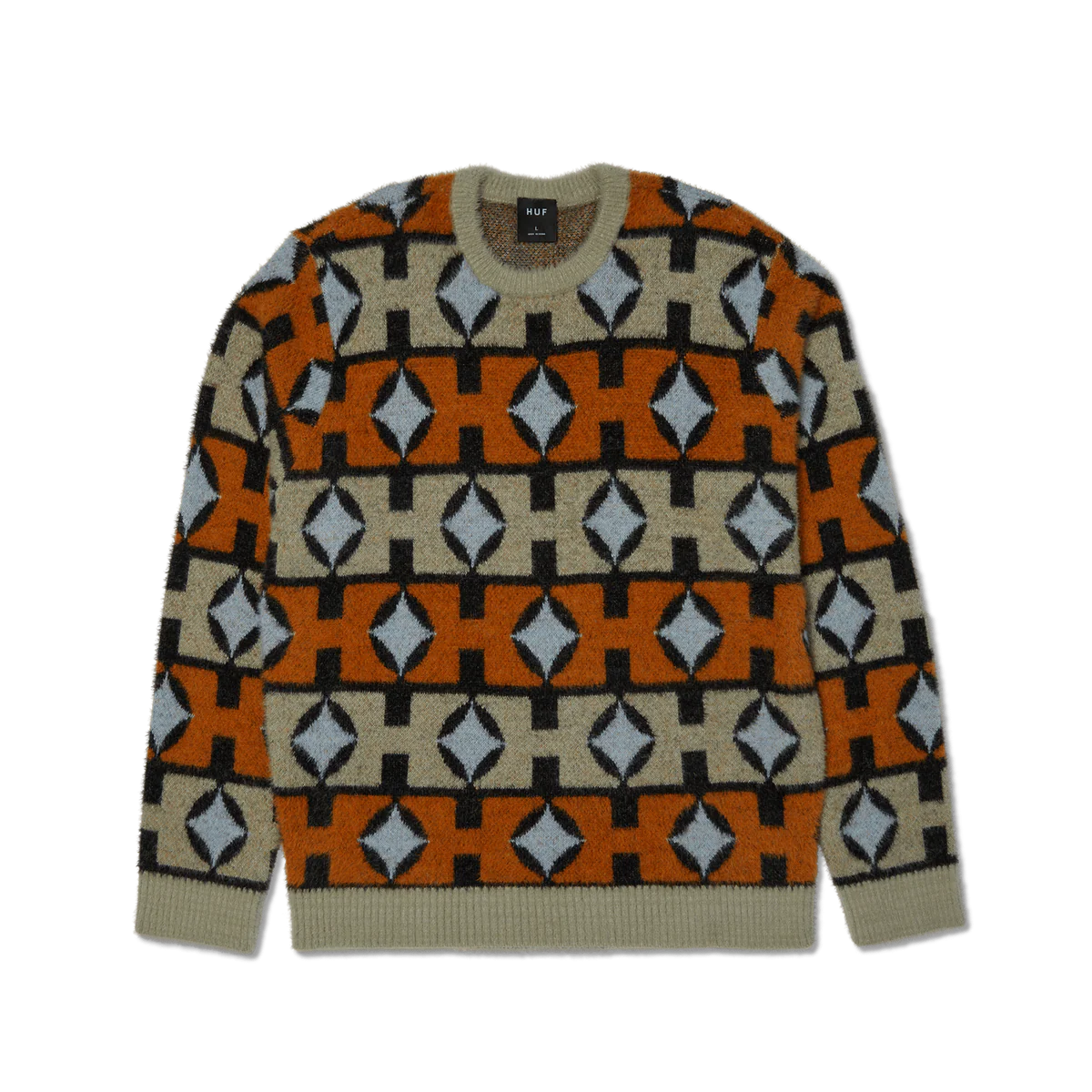 HUF space age crewneck sweater