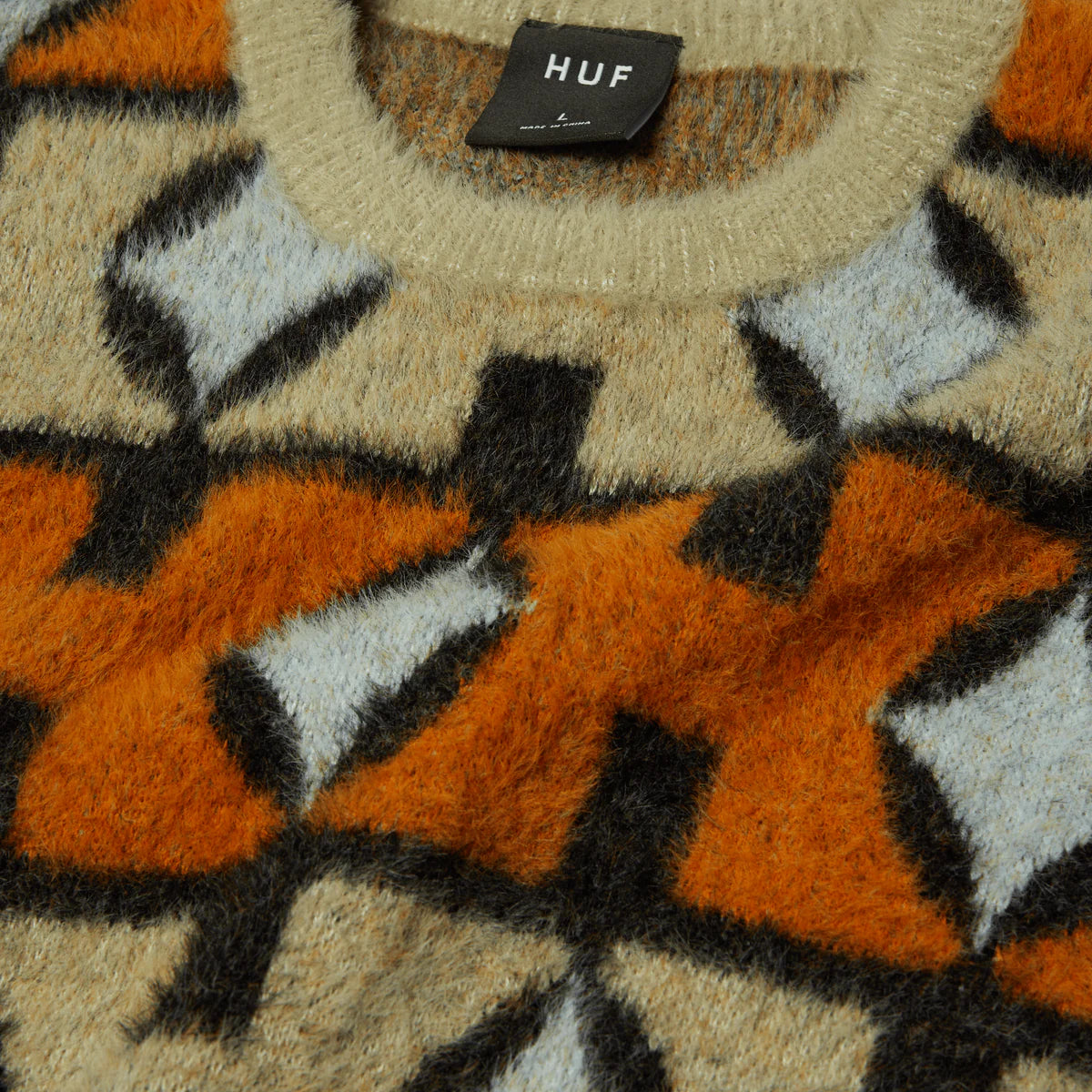 HUF space age crewneck sweater