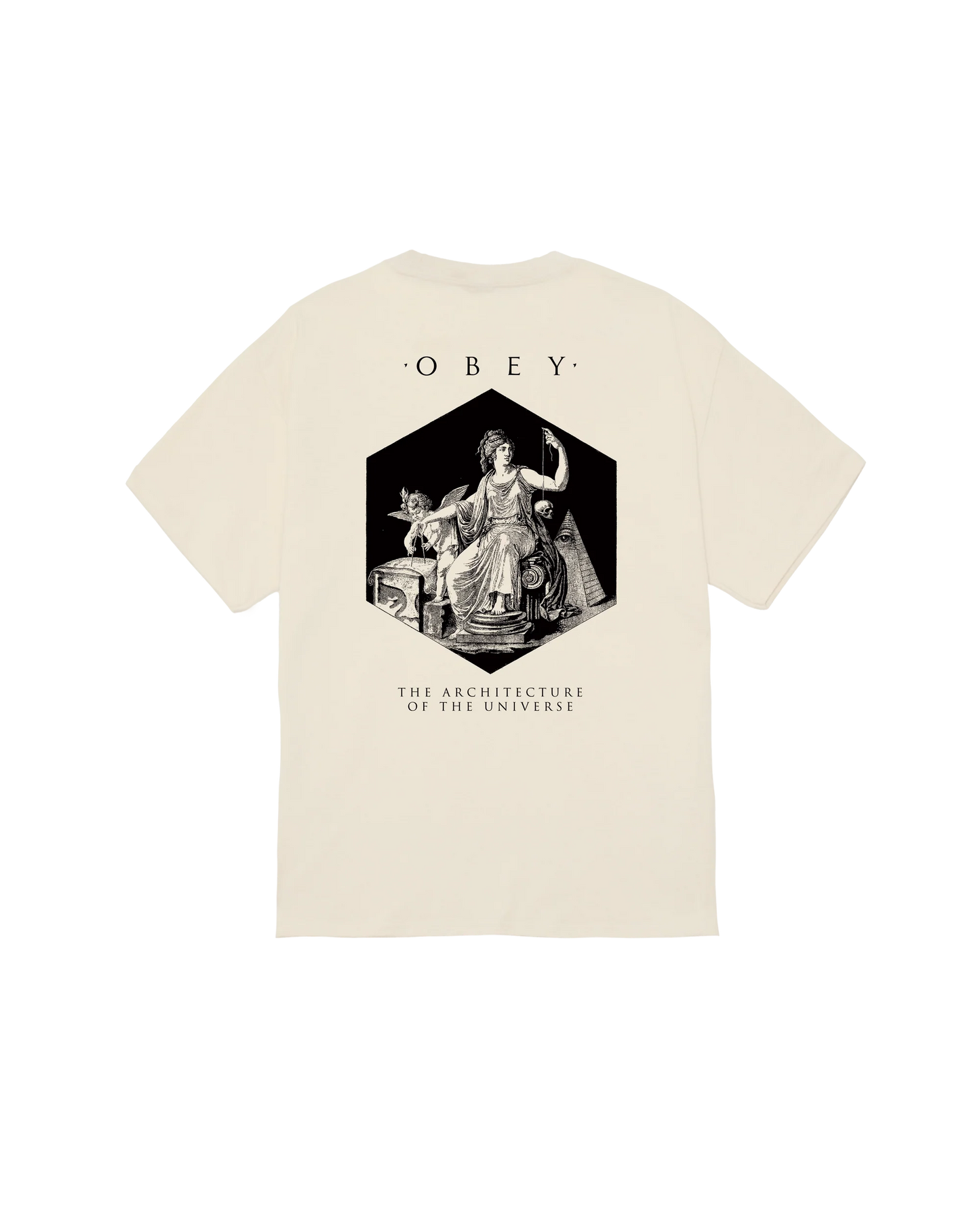 OBEY ARCHITECTURE OF THE UNIVERSE TEE VINTAGE WHITE