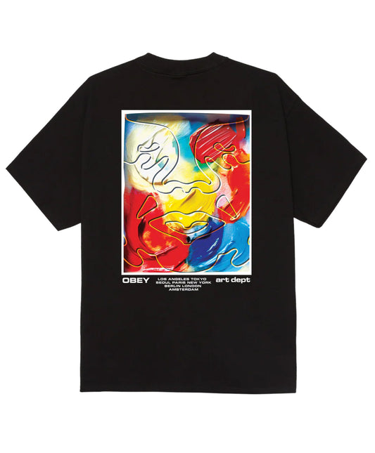 OBEY art Department black tee