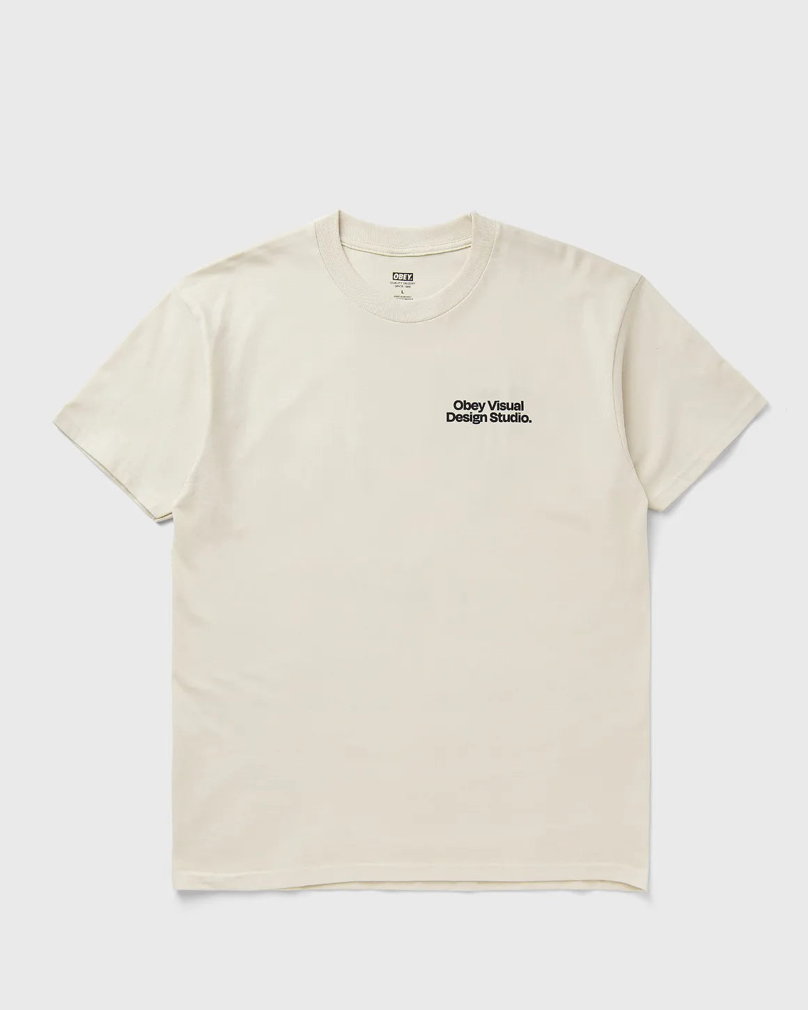 OBEY visual design tee cream