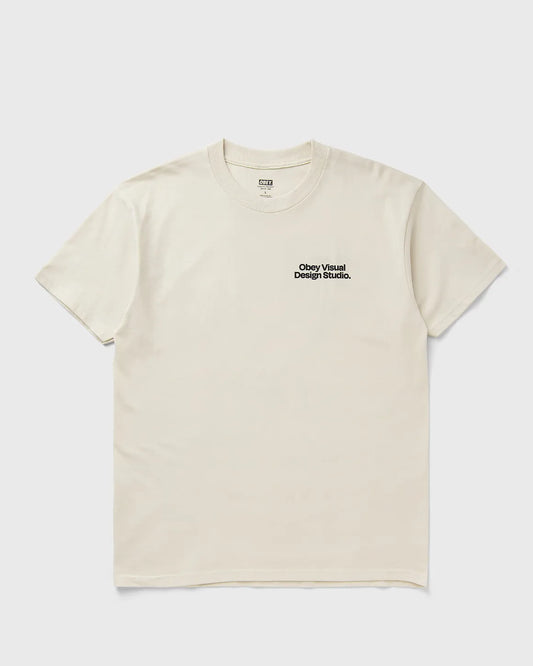 OBEY visual design tee cream