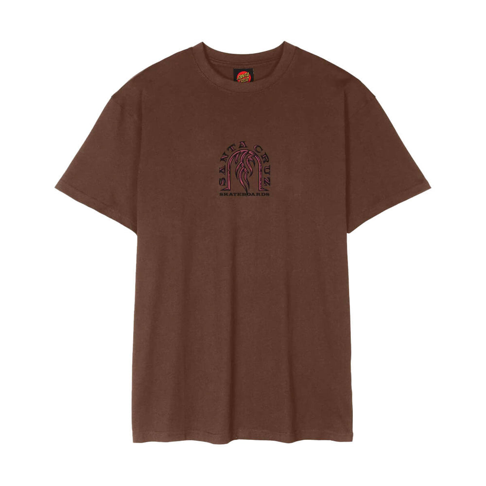 santa cruz dressen tribal arch front t-shirt coffee