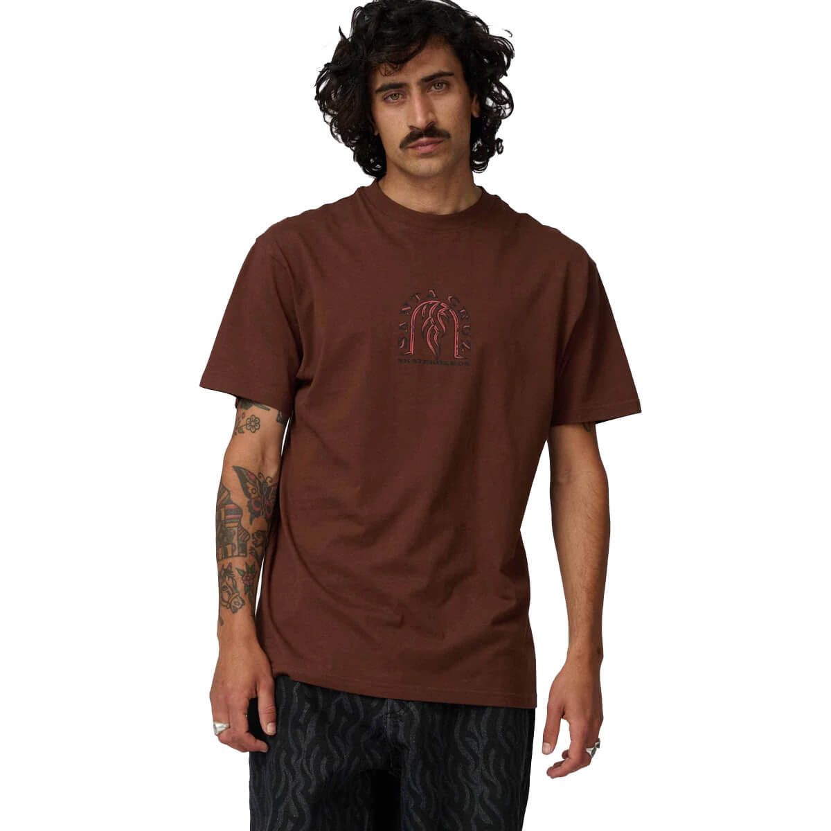 santa cruz dressen tribal arch front t-shirt coffee