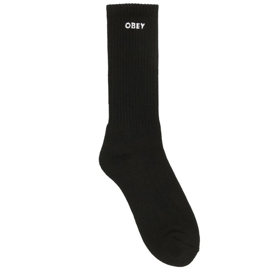 OBEY BOLD SOCKS BLACK