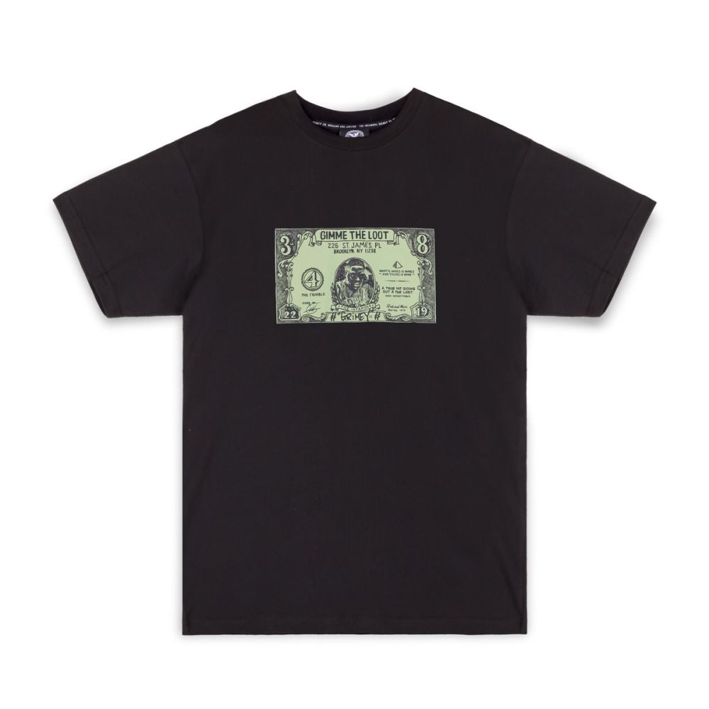 GRYMY DIME SACK TEE BLACK