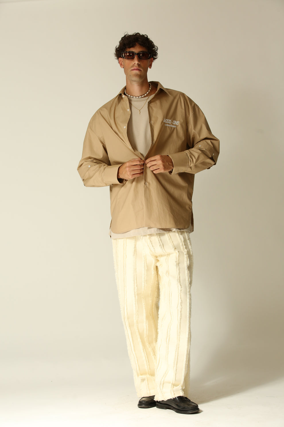 Mood-one Camicia con ricamo