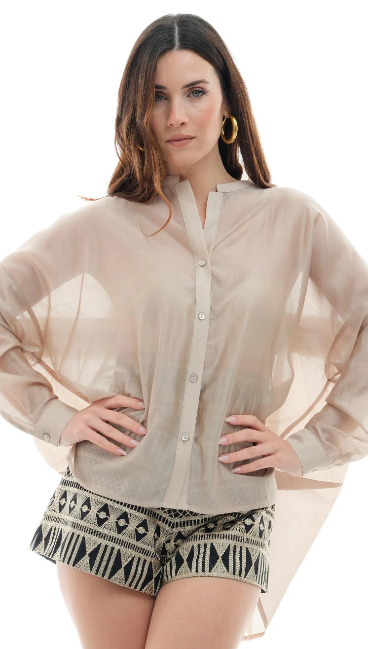 BOHEMIAN VI CAMICIA LUNGA FRANGE