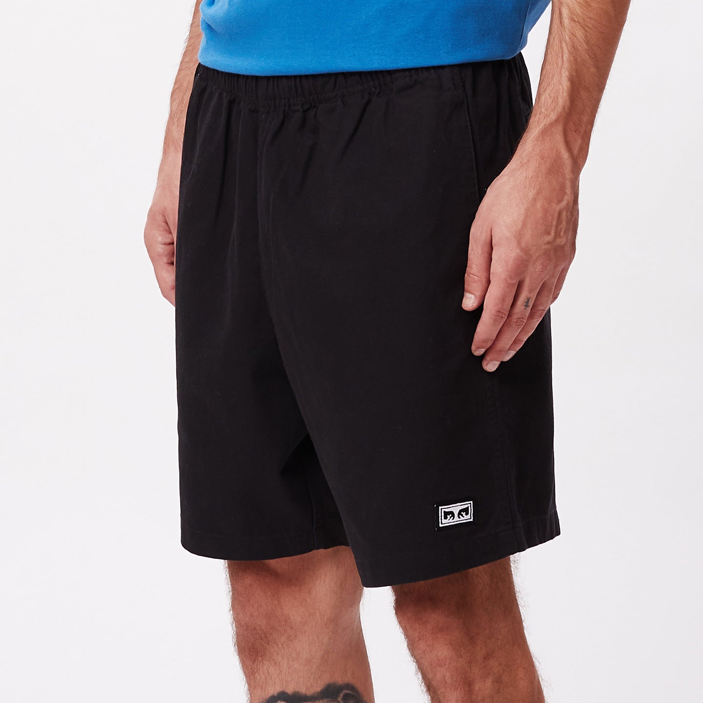 OBEY EASY RELAXED SHORT BLACK