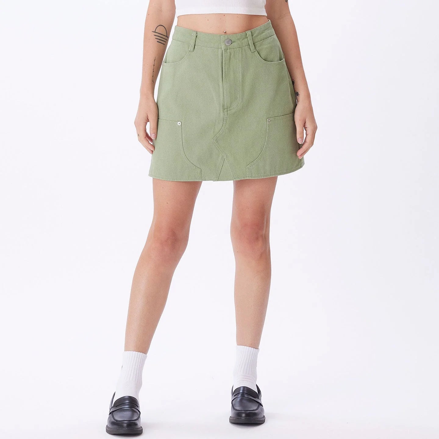 OBEY BIBI CARPENTER SKIRT