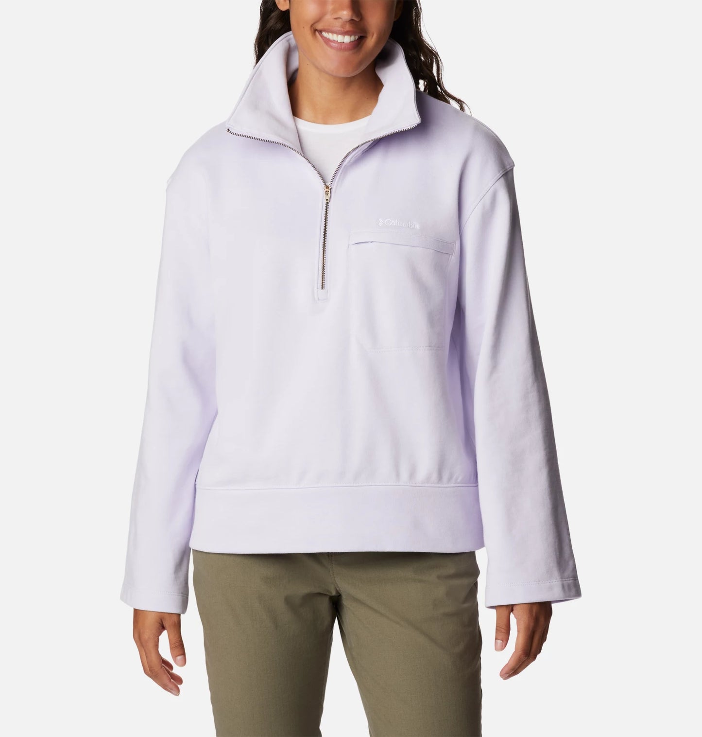 COLUMBIA TERRY PULLOVER