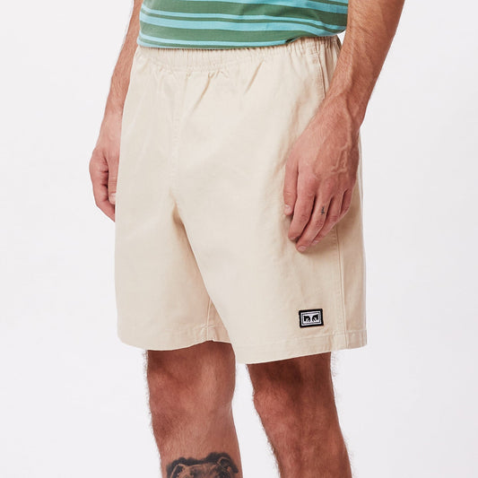 OBEY EASY RELAXED SHORT CREAM